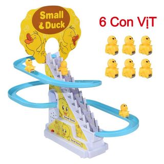 Nubie Đồ Chơi Cầu Trượt Vịt Vàng Leo Thang Phát Nhạc Cực Vui Tai Và Đèn Nháy Cho Bé Yêu