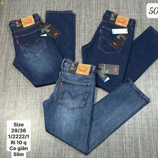 JEANS --502 nam,  co giãn. Phom chuẩn slim.