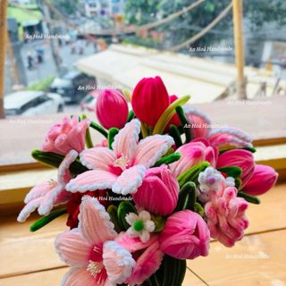 Bìa thiệp hoa các loại đủ màu sắc