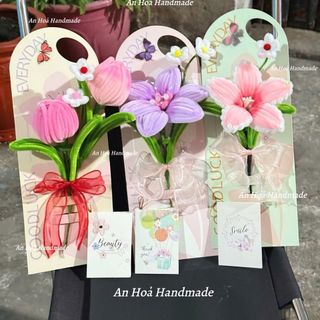 Bìa thiệp hoa các loại đủ màu sắc