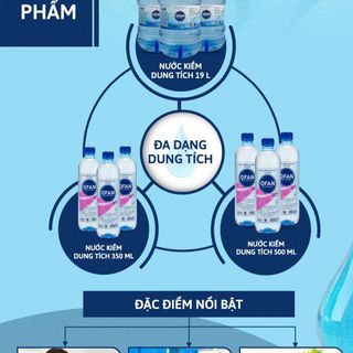Nước uống chai ion kiềm 350ml