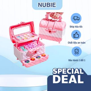 Hộp Trang Điểm Cho Bé 3 Tầng, Đồ Chơi Trang Điểm Bé Gái Cao Cấp, Dễ Làm Sạch, An Toàn Cho Bé