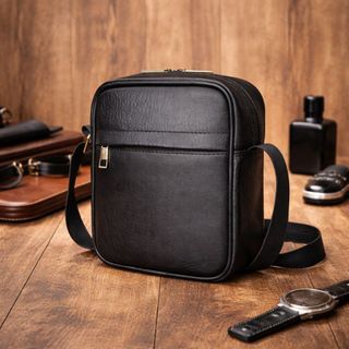 Túi đeo da nam thời trang kiểu dáng đơn giản sang trọng thương hiệu MINTAS