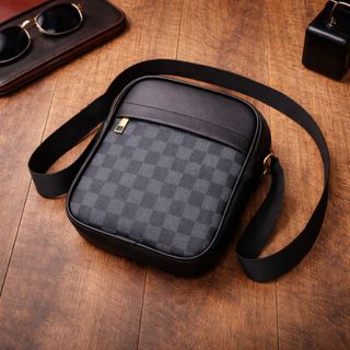 Túi đeo da nam thời trang kiểu dáng đơn giản sang trọng thương hiệu MINTAS