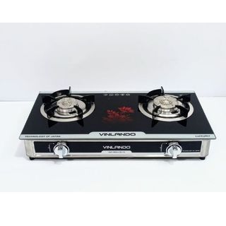 BẾP GAS ĐÔI MẶT KÍNH VINLANDO MODEL- VN6607 M2