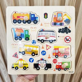 [Hàng Nhập Khẩu] Bảng Đồ Chơi Xếp Hình Gỗ Họa Tiết Hoạt Hình Đẹp Giúp Bé Phát Triển Tư Duy Tiện Lơi, An Toàn, Chất Lượng