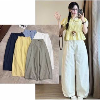 QUẦN BGGY CAP CAO CHÁT DÙ NHĂN CO GIẢN MIN MÁT MÃ 6361