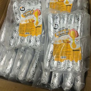 XÚC XÍCH NƯỚNG GIẤY BẠC LÕI NHÂN XỐT PHÔ MAI MỸ 500g (giao tphcm)