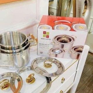BỘ 3 NỒI MISU LOUIS INOX 304 CAO CẤP