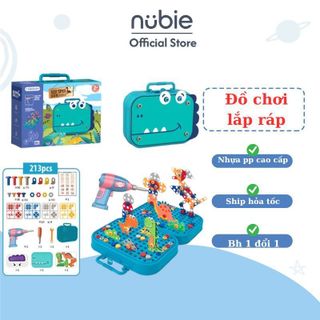 Bộ đồ chơi kỹ sư lắp ráp kèm khoan điện,Đồ chơi nhập vai cho bé từ 3 tuổi giúp bé thỏa thức sáng tạo