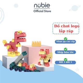 Nubie Hộp Đồ Chơi Lego Lắp Ráp 72 Chi Tiết Giúp Bé Sáng Tạo, Nhựa PP Màu Đẹp, Bé Vừa Chơi Vừa Học