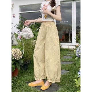 QUẦN BAGGY NỮ LAI BÈO CHẤT DÙ NHĂN CO GIẢN MỀM MỊN  MÃ 010