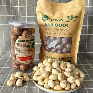 Mắc Ca Đắk Lắk Đặc Sản Tây Nguyên - Macca Hàng Loại Vip Cồ (28-33mm) - Đã Tách Nứt Vỏ - Healthy Ít Chất Béo Tự nhiên Không Chất Bảo Quản nhan macca
