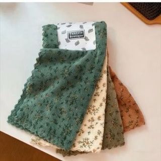 Sét 4 khăn lau vintage siêu đẹp