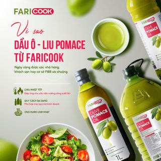 DẦU Ô-LIU POMACE FARICOOK CAN 5 LÍT