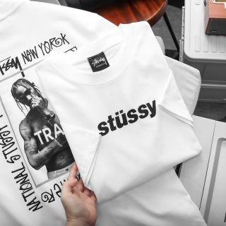 Áo Stussy nam.  Chất vải cotton 2 chiều 100% đã qua xử lý.