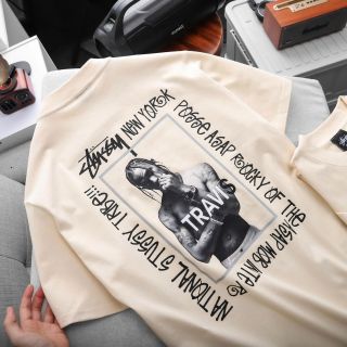 Áo Stussy nam.  Chất vải cotton 2 chiều 100% đã qua xử lý.