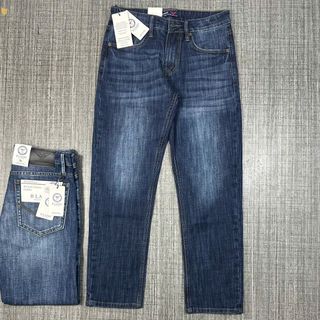 JEANS dài nam.  Co giãn nhẹ , vải chính quy.  Phom basic , ống đứng.