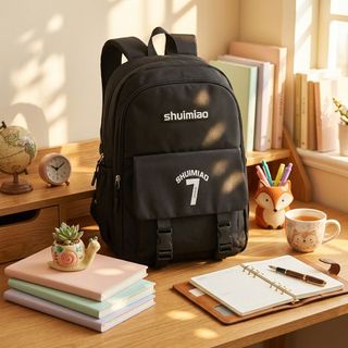 BALO DÙ ĐEN A5606 – SIZE 46x32CM, ĐỰNG VỪA SÁCH VỞ VÀ ĐỒ DÙNG HỌC TẬP - PIPI STORE