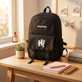 BALO DÙ ĐEN A5606 – SIZE 46x32CM, ĐỰNG VỪA SÁCH VỞ VÀ ĐỒ DÙNG HỌC TẬP - PIPI STORE