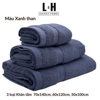 Khăn tắm Kokoya 70x140cm, 60x120cm, 50x100cm cao cấp xuất hàn Basic, thấm hút nước tốt, không bám bông, dày dặn