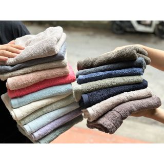 Khăn Gội Đầu 100% Cotton MJ 35x80cm Siêu Mềm Siêu Thấm Hút