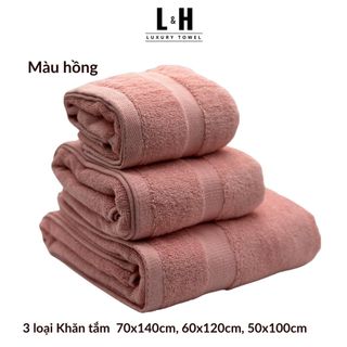 Khăn tắm Kokoya 70x140cm, 60x120cm, 50x100cm cao cấp xuất hàn Basic, thấm hút nước tốt, không bám bông, dày dặn