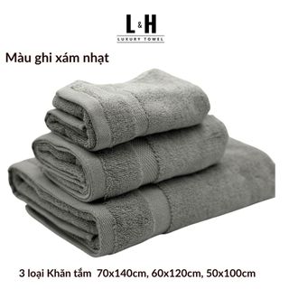 Khăn tắm Kokoya 70x140cm, 60x120cm, 50x100cm cao cấp xuất hàn Basic, thấm hút nước tốt, không bám bông, dày dặn