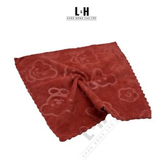 Combo 100c Khăn Mặt 30x30cm Lông Cừu, Siêu Mềm, Thấm Hút Tốt, Không Bám Bông