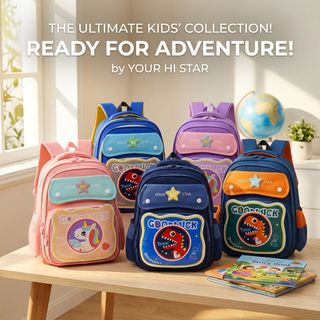 BALO A0234 – NHIỀU NGĂN, HOẠT HÌNH DỄ THƯƠNG, BÉ ĐẾN TRƯỜNG VUI HƠN - PIPI STORE