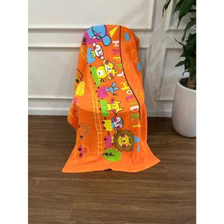 Khăn tắm cho bé cỡ vừa 60x120 hoạt hình đáng yêu, cotton 100%