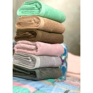 Khăn tắm trơn MJ cao cấp, mã mỏng 230g, kt 60x120, đủ màu, mềm, thấm hút, không xù lông