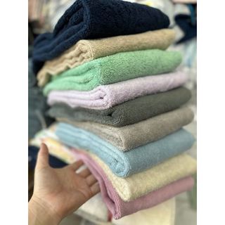 Khăn tắm trơn MJ cao cấp, mã mỏng 230g, kt 60x120, đủ màu, mềm, thấm hút, không xù lông