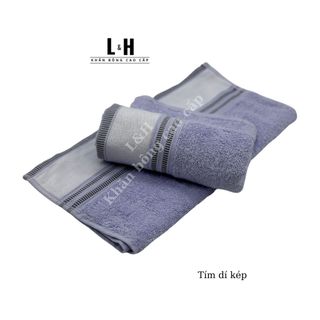 Khăn tắm, khăn lau đầu cỡ trung SongWol, dí kép, kt 40x80cm