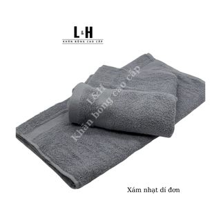 Khăn tắm, khăn lau đầu cỡ trung SongWol, dí kép, kt 40x80cm