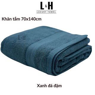 Khăn tắm to Kokoya 70x140cm cao cấp xuất hàn Basic, thấm hút nước tốt, không bám bông, dày dặn
