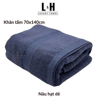 Khăn tắm to Kokoya 70x140cm cao cấp xuất hàn Basic, thấm hút nước tốt, không bám bông, dày dặn