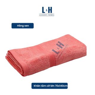 Bộ 2 Khăn Tắm 70x140cm HANOITEX Sợi Tre Cao Cấp Mềm Mịn, Thấm Hút Nước
