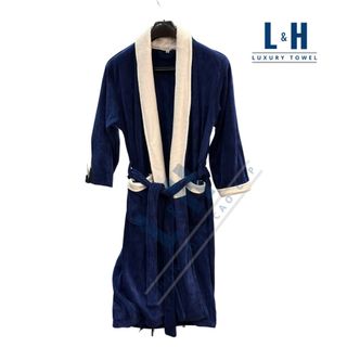 Áo choàng tắm L&H, áo choàng ngủ, khách sạn, spa, kiểu dáng mới, chất Microfiber