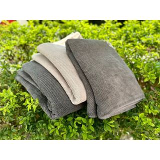Khăn Tắm MJ Vải Tổ Ong Siêu Dày, 500g, KT 70x140cm