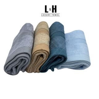 Khăn mặt sợi tre cao cấp L&H MS2, kt 30x50cm, mềm mịn, thấm hút nước