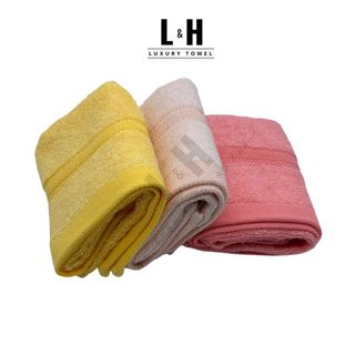 Khăn mặt sợi tre cao cấp L&H MS2, kt 30x50cm, mềm mịn, thấm hút nước