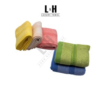 Khăn mặt sợi tre cao cấp L&H MS2, kt 30x50cm, mềm mịn, thấm hút nước