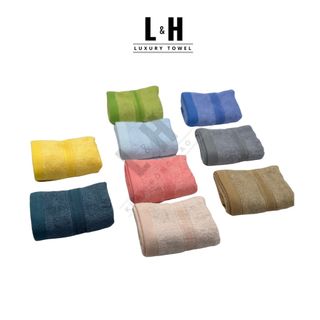 Khăn Mặt Sợi Tre Cao Cấp HANOITEX kt 30x50cm, Mềm Mịn, Thấm Hút Nước Tốt