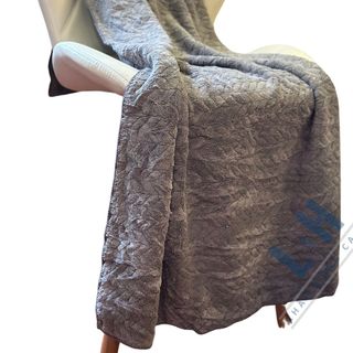Khăn Tắm Lông Cừu Xương Cá, Mềm Mịn, Thấm Hút Nhanh, KT 60x120cm