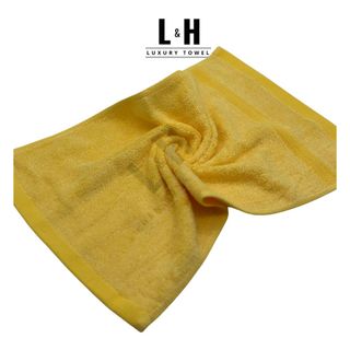 Khăn Mặt Sợi Tre Cao Cấp HANOITEX kt 30x50cm, Mềm Mịn, Thấm Hút Nước Tốt