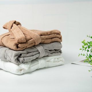 Áo Choàng Tắm Cotton MJ Cao Cấp Cho Khách Sạn, Resort, Gia Đình