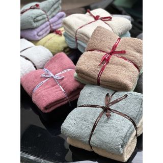 Bộ set 2 khăn tắm MJ cotton cao cấp kt 60x120cm, dày 290g~300g, thấm nước, đẹp sang trọng