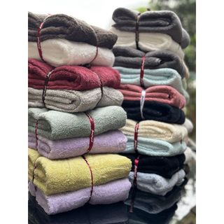 Bộ set 2 khăn tắm MJ cotton cao cấp kt 60x120cm, dày 290g~300g, thấm nước, đẹp sang trọng