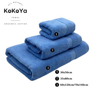 Bộ 3c Khăn Basic quà tặng gồm Khăn mặt, Khăn gội, Khăn Tắm vừa, khăn tắm cỡ lớn với sợi bông cotton dày thấm hút tốt